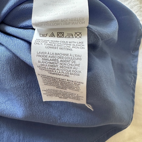 J. Crew Blue Eyelet Jacquard Fit & Flare Dress C9228 (Size 4) - Picture 10 of 10